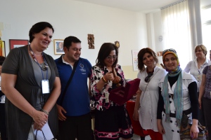 Teachers from Turkey, Italy and the italian headteacher